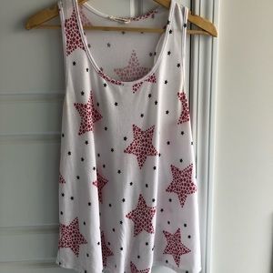 Racer back Star Tank Size M